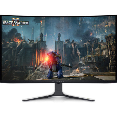 Dell Монітор 31.6" AW3225QF 2xHDMI, DP, USB, QD-OLED, 3840x2160, 240Hz, 0.03ms, DCI-P3 99%, CURVED, G-SYNC, FreeSync, Pivot, HDR TrueBlack 4