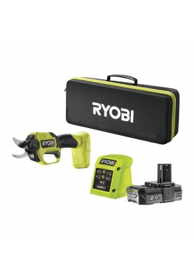 Ryobi Секатор акумуляторний ONE+ HP RY18SCXA-120T 18В акб 1х2А·рік ЗП d різа 28мм 0.83кг кейс