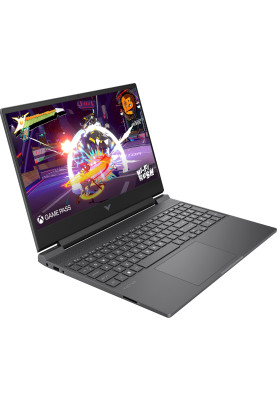 HP Ноутбук HP Victus 15-fb3014ua 15.6" FHD IPS AG, AMD R5-8645HS, 16GB, F512GB, NVD2050-4, DOS, сірий