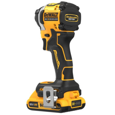 DeWALT Шурупокрут ударний акумуляторний  XR Li-Ion 18В акб 2х2А·год 206Нм 3250об/хв 3800уд/хв кейс TSTAK, ЗП 0.95кг