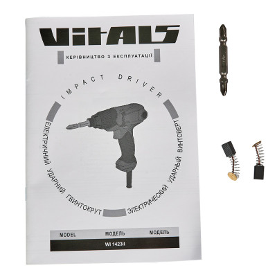 Vitals Гвинтоверт мережевий Professional WI 1423il 230Вт 100Нм 3600об/хв 1.25кг