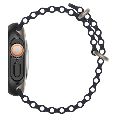 Spigen Чохол-накладка для Apple Watch Ultra (49mm) Thin Fit, Black
