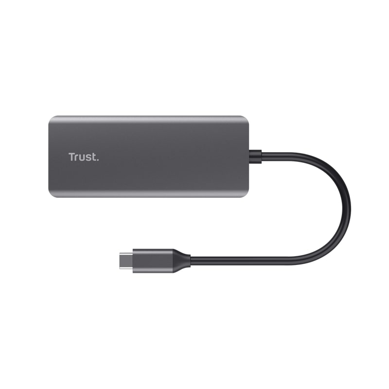 Trust USB-хаб Dalyx 6-in-1 USB-C Multi-port Dock Aluminium