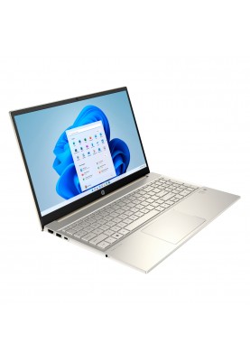 HP Ноутбук Pavilion 15-eg2013ua 15.6" FHD IPS AG, Intel i7-1255U, 16GB, F1024GB, NVD550-2, Win11, золотистий