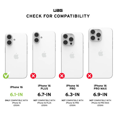 UAG Чохол для iPhone 16, Monarch Pro Magsafe, Kevlar Black