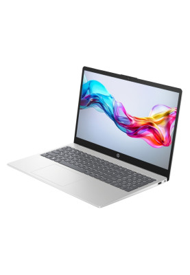 HP Ноутбук 15-fd1061ua 15.6" FHD IPS AG, Intel 3-100U, 8GB, F256GB, UMA, DOS, сріблястий