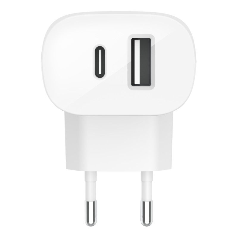 Belkin Зарядний пристрій мережевий 37Вт USB-C PD PPS 25Вт, USB-A 12Вт, білий