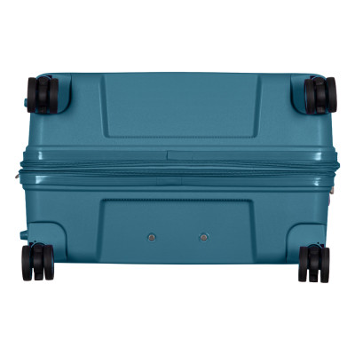 2E Валіза, Aero, поліпропілен, велика, 99/119 л, TSA, 4 колеса, EXP, синій