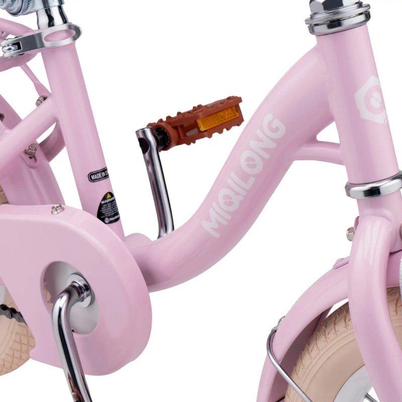 Miqilong Дитячий велосипед LS 12" рожевий