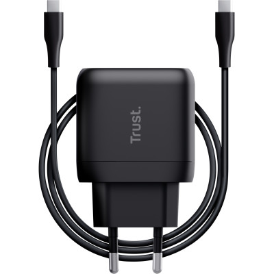 Trust Зарядне пристрій мережевий Maxo 45Вт, USB-C PD, чорний