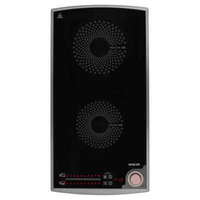 Sencor Плитка настільна Sencor індукційна, комф. - 2, 1.3+1.8кВт, управл - сенсор-мех., чорний