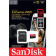 SanDisk Карта пам'яті 128GB microSDXC C10 UHS-I U3 R200/W90MB/s Extreme Pro V30 + SD