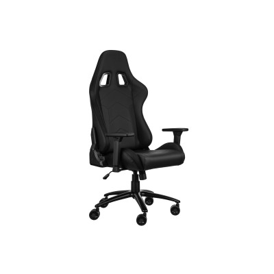2E Gaming Крісло OGAMA II RGB, ПУ шкіра, 3D-Armrests, чорний
