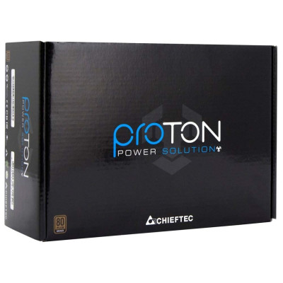 Chieftec Блок живлення Proton (500W), >85%, 80+ Bronze, 120мм, 1xMB 24pin(20+4), 1xCPU 8pin(4+4), 3xMolex, 6xSATA, 2xPCIe 8pin(6+2)