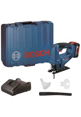 Bosch Лобзик GST 183-LI аккумуляторний безщітковий 18В 1х4А·рік 0-3300об·хв хід 20мм 1.6кг кейс