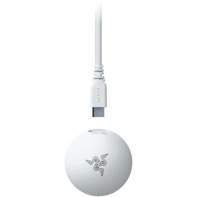 Razer DeathAdder V4 Pro Gen-2, RGB, USB-A/WL/BT, білий