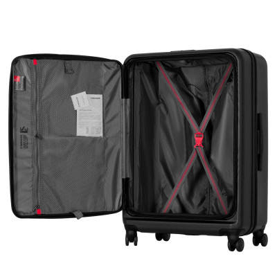 Wenger Валіза Wenger Skyon Hardside Large, велика, полікарбонат, TSA, 4 колеса, розширення, чорний Wenger Валіза Wenger Skyon Hardside Large, велика, полікарбонат, TSA, 4 колеса, розширення, чорний