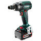 Metabo Гайковерт ударний SSW 18 LTX 400 BL, акумуляторний, Li-Power, 18В 2*4Ач