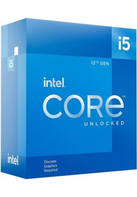 Intel Центральний процесор Core i5-12600KF 10C/16T 3.7GHz 20Mb LGA1700 125W w/o graphics Box