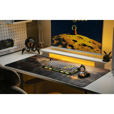 GravaStar Ігрова поверхня SHARK, XL (900х450х3мм), чорний