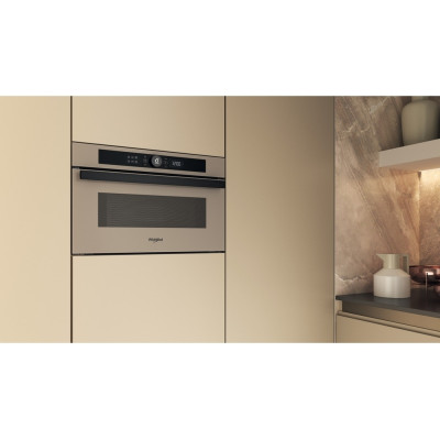 Whirlpool Мікрохвильова піч Whirlpool вбудована, 31л, електронне упр., 1000Вт, гриль, дисплей, бежевий