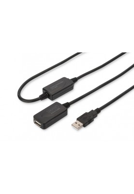 Digitus Подовжувачь USB 2.0 Active Cable, A/M-A/F, 20 m