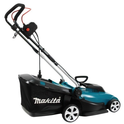 Makita Газонокосарка ELM3720, 1400Вт, 37см, 40л, 11.6 кг, до 500м2, 20-75мм