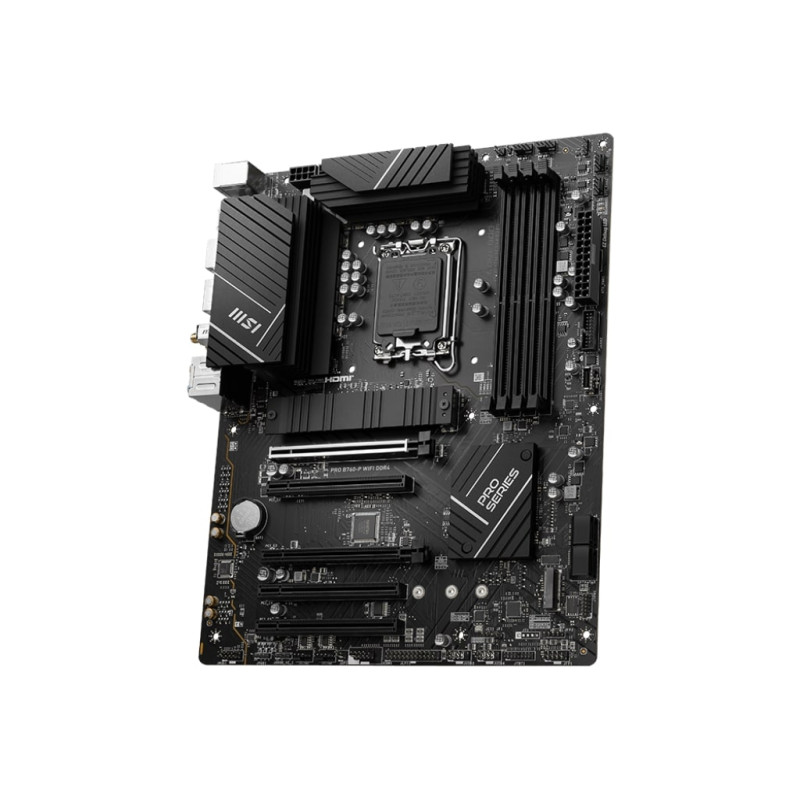 MSI Материнcька плата PRO B760-P WIFI DDR4 s1700 B760 4xDDR4 HDMI DP ATX