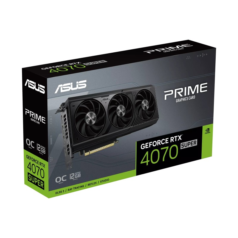 ASUS Відеокарта GeForce RTX 4070 SUPER 12GB GDDR6X PRIME OC PRIME-RTX4070S-O12G