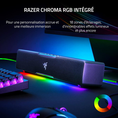 Razer Акустична система Leviathan V2 X 7.1 USB-C/BT RGB, чорный
