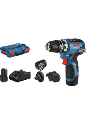 Bosch Шурупокрут-дриль акумуляторний GSR 12V-35 FC 18В 2х3.0А·год 20·350Нм 0·1750об·хв кейс L-Boxx 2.1кг