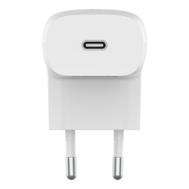 Belkin Зарядний пристрій мережевий 20Вт USB-C PD PPS, білий