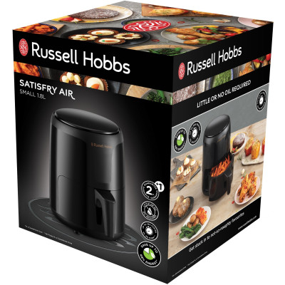 Russell Hobbs Мультипіч SatisFry Air Small, 1100Вт, чаша-1.8л, сенсорне керув., алюміній/пластик,чорний
