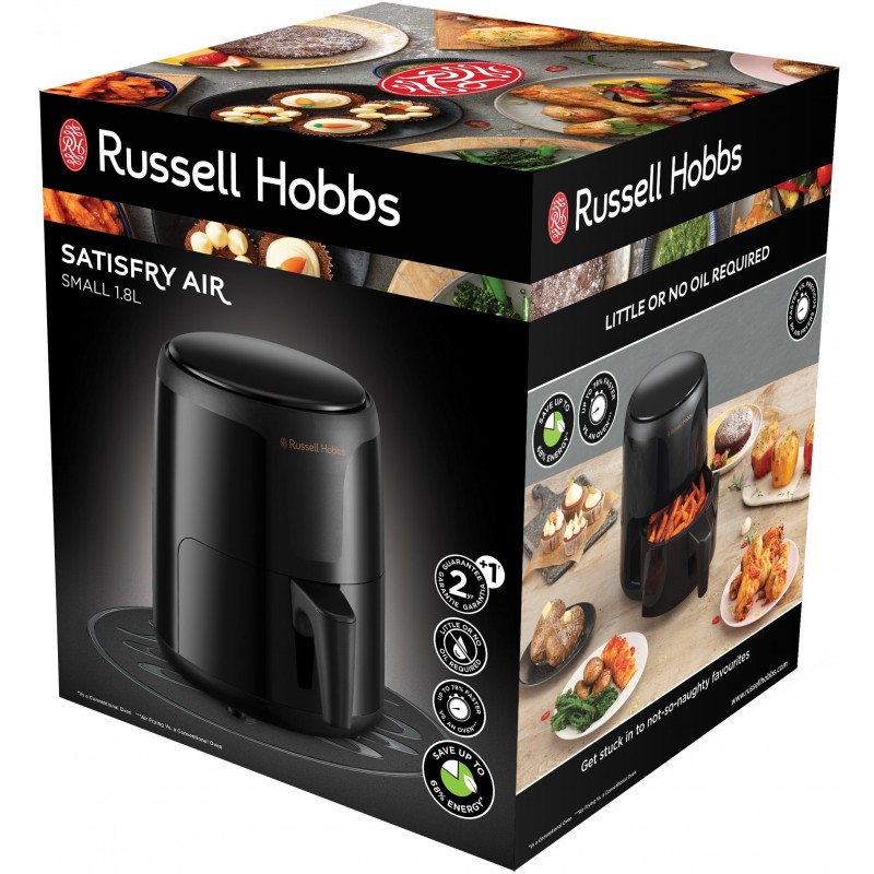 Russell Hobbs Мультипіч SatisFry Air Small, 1100Вт, чаша-1.8л, сенсорне керув., алюміній/пластик,чорний