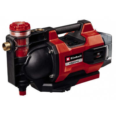 Einhell Насос садовий акумуляторний AQUINNA 36/38 F LED AUTOMATIC, 3800л/г, 36В, 3.7бар, глиб 6м, автоматичний режим, 4.75кг, без АКБ і ЗП