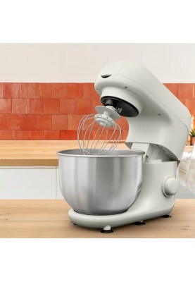 Tefal Міксер планетарний Bake Essential 800Вт, насадки-3, чаша-нерж., метал, 4.8л, білий