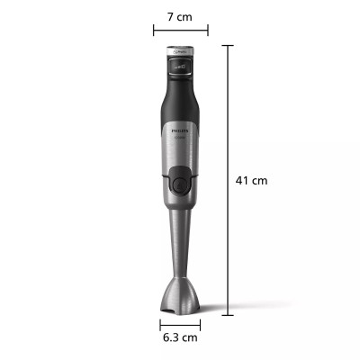 Philips Блендер заглибний Series 5000, 1200Вт, 5в1, чоппер, терки, чорний