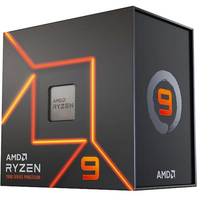 AMD Центральний процесор Ryzen 9 7900X 12C/24T 4.7/5.6GHz Boost 64Mb Radeon Graphics AM5 170W w/o cooler Box