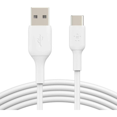 Belkin USB-A > USB-C заряджання/синхронізації 2м, 15Вт, Type-C, PVC, білий