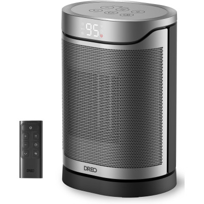 XIAOMI Тепловентилятор, 20м2, 1500Вт, електр. упр-ння, кераміч. нагрів.елемент, пульт ДУ, 3 швидкості, сріблястий