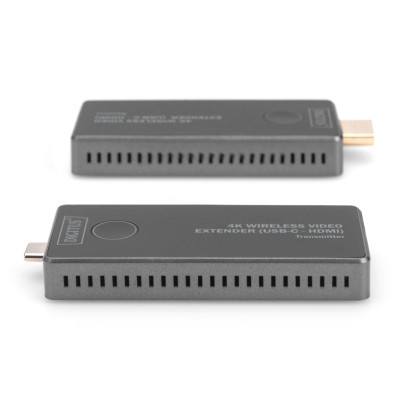 Digitus Бездротовий подовжувач USB-C > HDMI, 4K UHD, 30 м