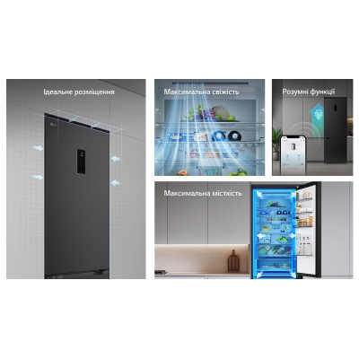 LG Холодильник з нижн. мороз., 203x60х68,