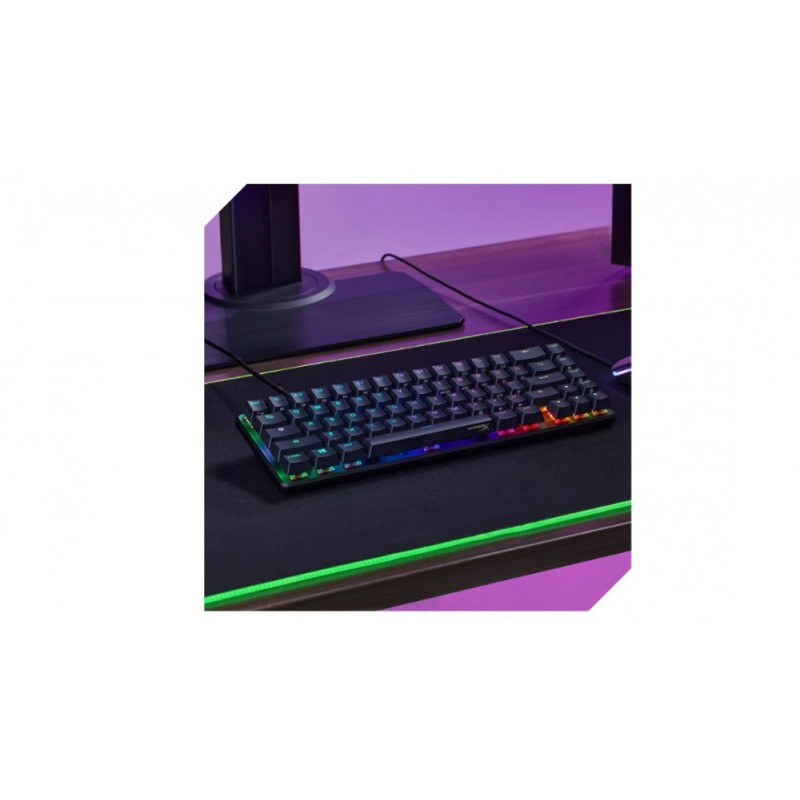 HyperX Клавіатура  Alloy Origins 65 Red USB RGB ENG/RU, Black