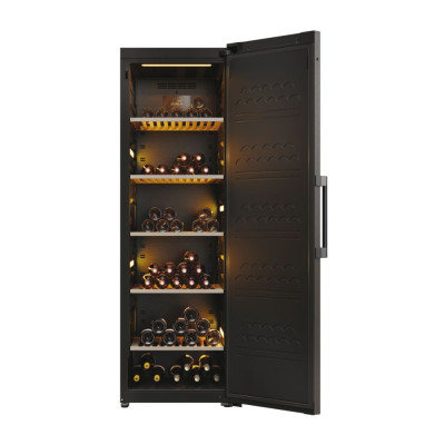 Haier Холодильник для вина, 190x59.5х71, холод.відд.-450л, зон - 1, бут-247, ST, дисплей, чорний