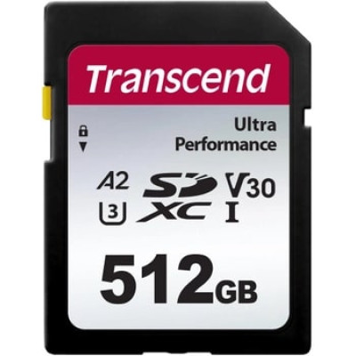 Transcend Карта пам'яті  SD 512GB C10 UHS-I U3 A2 R160/W90MB/s 4K