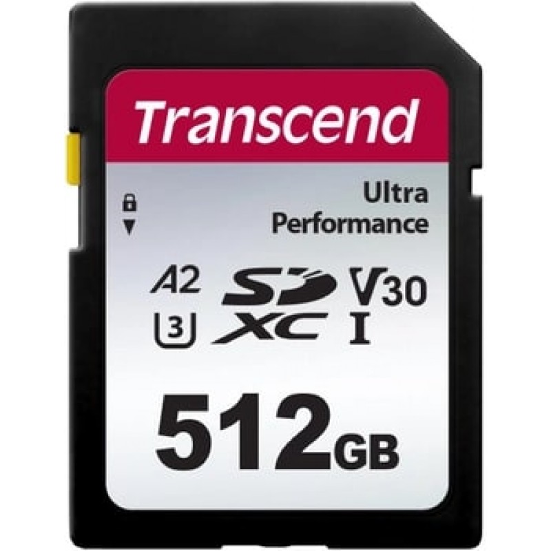 Transcend Карта пам'яті  SD 512GB C10 UHS-I U3 A2 R160/W90MB/s 4K