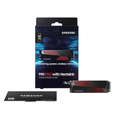 Samsung Накопичувач SSD M.2 2TB PCIe 4.0 990PRO + радіатор