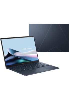 ASUS Ноутбук Zenbook 14 UX3405MA-PP301X 14" 3K OLED, Intel Ultra 9 185H, 32GB, F1TB, UMA, Win11P, Синій