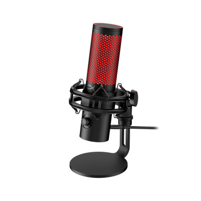 HyperX Мікрофон геймінговий QuadCast 2, Omni/Uni/Bi, USB-A, 3м, RGB, чорний