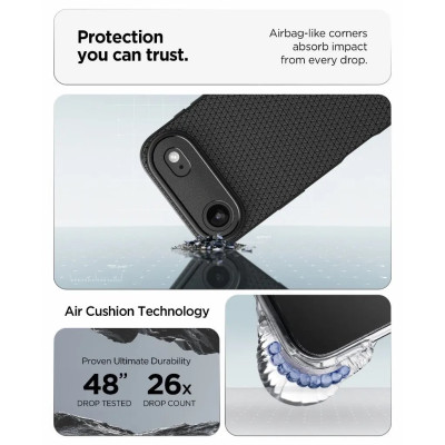 Spigen Чохол Spigen для iPhone 17 Air, Liquid Air, Matte Black